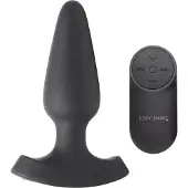 Booty Sparks Laser Series Heart Plug Anal Télécommandé Medium - Noir