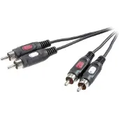 Speaka Professional Câble audio Speaka 2x RCA 0.5 m (0.50 m, Câbles Cinch)
