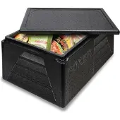 HorecaTraders Thermobox Polypropylène | Noir