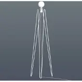 Grupa Products Model Lampadaire Model 2 | White | White