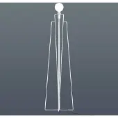 Grupa Products Model Lampadaire Model 1 | White | Black