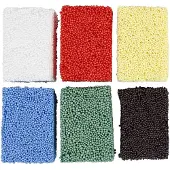 Creativ Company Argile molle en mousse Couleurs standard, 6x10gr.