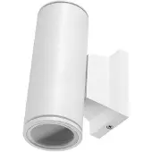 Aigostar Applique murale ronde LED GU10 blanche IP65 - 2x pour 2 spots LED GU10