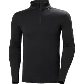 Helly Hansen Lifa Merino Midweight 1/2 Zip, hommes, noir