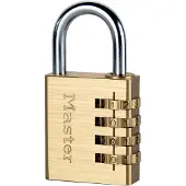 Master Lock 604eurd 40 Mm Combination Padlock Doré