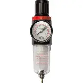 Stanley Régulateur Filtre avec Manomètre 2x1/4 pouce (Femelle)