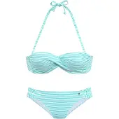 s.Oliver Bikini turquoise / blanc