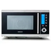 Medion MD 15501 Micro-ondes 4 en 1 avec gril (25 litres, 900 watts, 1100 watts gril, 2500 watts air chaud, 10 programmes automatiques) argenté