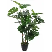 Mica Decorations Plante Artificielle Monstera - - H100 x Ø75 cm - Vert