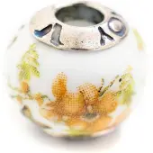 Viceroy Damenperlen Vmb0047-29 Weiss 1 Cm, (Argent Sterling)