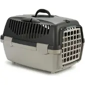 Stefanplast Zolux Transport Box Gulliver 1 avec porte en plastique gris clair / gris foncé