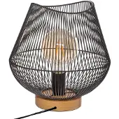 Generique Lampe De Table Noire E27 Col. 'jena' 28x26cm