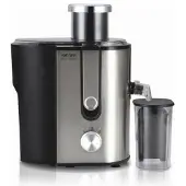 Haeger JE-600.002B Centrifugeuse 600 W Noir, Acier satiné