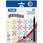Milan Marqueur Pointe Pinceau 24 Unités