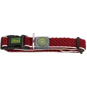 Hunter Pet Hilo Vario Basic M-l Dog Collar Rouge