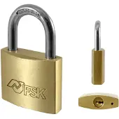 Ferrestock Cadenas En Laiton Avec 3 Clés 60Mm