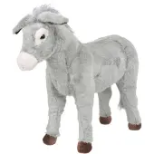 vidaXL Peluche "Tautendorf" en polyester gris. Dimensions (l/h) 81x61 cm