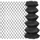 vidaXL Clôture grillagée 25 x 0,8 m Acier gris