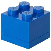 LEGO Boîte de Rangement Lego Mini Brick 4 Bleu