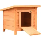 vidaXL Maison pour chats 50x46x43,5 cm Bois de pin & sapin