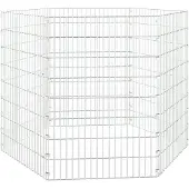 vidaXL Enclos 6 pièces 54x80 cm Fer galvanisé