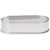 Patisse 02168 Moule À Pâtisserie Ovale Extensible Inox Argent 27 X 12 X 7 Cm