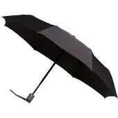 Minimax Unisexe, Parapluie, Auto Parapluie Ouvert + Fermé - 100 cm - Noir, Noir