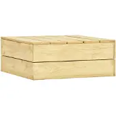 vidaXL Table de jardin 75x75x31 cm Bois de pin imprégné