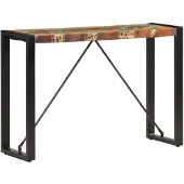 vidaXL Table console 110x35x76 cm Bois de récupération massif