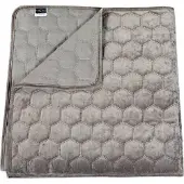 Unique living Peggy - Couvre-lit - Lits-jumeaux - 240x280 cm - Gris clair