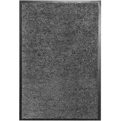 vidaXL Paillasson lavable Anthracite 40x60 cm