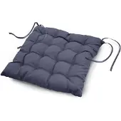 Douceur d'intérieur Lot de 4 assises matelassées 40 x 40 cm Essentiel Beton - Polyester Uni