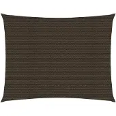 vidaXL Voile d'ombrage 160 g/m² Marron 3x4 m PEHD