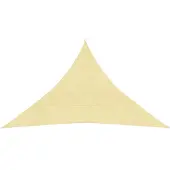 vidaXL Voile d'ombrage 160 g/m² Beige 3x3x4,2 m HDPE