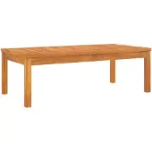 vidaXL Table basse 100x50x33 cm en bois massif d'acacia