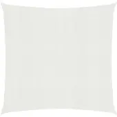 vidaXL Voile d'ombrage 160 g/m² blanc 7x7 m HDPE