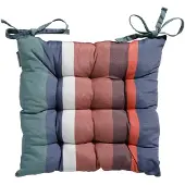 Madison Galette de Chaise Madison Toscane Stripe Blue (46 x 46 cm)