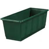 Geli Bac à fleurs standard, carré, 40x17,5x14,5 cm, en plastique vert (40 x 17.50 x 14.50 cm)
