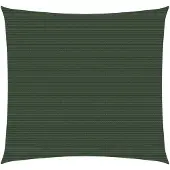vidaXL Voile d'ombrage 160 g/m² Vert foncé 4x4 m PEHD