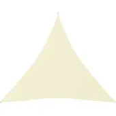 vidaXL Voile de parasol tissu oxford triangulaire 6x6x6 m crème