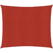 vidaXL Voile d'ombrage 160 g/m² Rouge 2x2,5 m PEHD