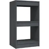 vidaXL Bibliothèque Gris 40x30x71,5 cm Bois de pin massif