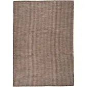 vidaXL Tapis à tissage plat d'extérieur 160x230 cm Marron