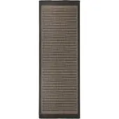 vidaXL Tapis à tissage plat d'extérieur 80x250 cm Marron foncé