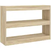 vidaXL Bibliothèque/Séparateur de pièce chêne sonoma 100x30x72 cm