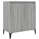 vidaXL Sideboard Gris Sonoma 60x35x70 cm Bois composite
