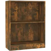 vidaXL Bibliothèque Chêne fumé 60x24x76 cm Bois d'ingénierie