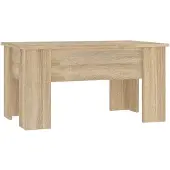 vidaXL Table basse en chêne Sonoma 79x49x41 cm Bois composite