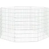 vidaXL Enclos 8 pièces 54x80 cm Fer galvanisé