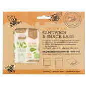 Tala Sac pour sandwichs et snacks, lot de 2, zéro déchet -
